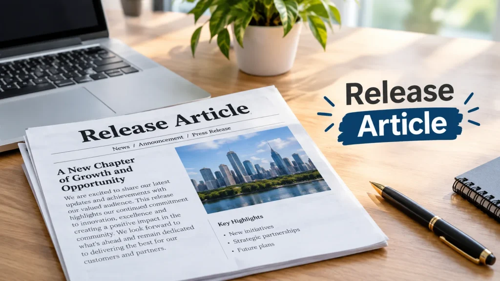 How to Write a Release Article That People Actually Read